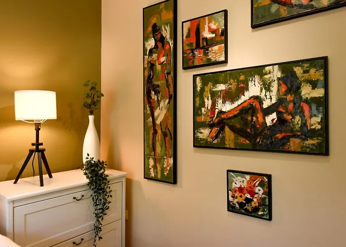 Haven - Downtown With Art Deco Design Apartman